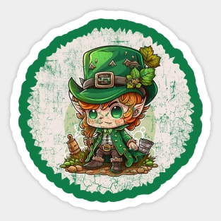 Cute Leprechaun Sticker